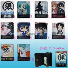 10 Styles Anime Wallet