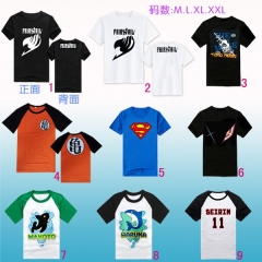 9 Styles Anime T shirts