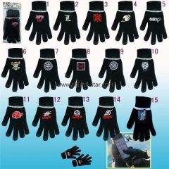 15 Styles Anime Gloves