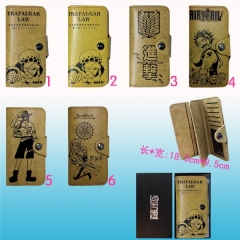 6 styles Anime Wallet