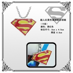 Super Man Anime Necklace