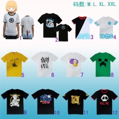 12 Styles Anime T-shirt