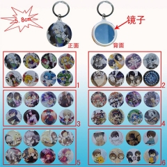 6 Styles Anime keychain 