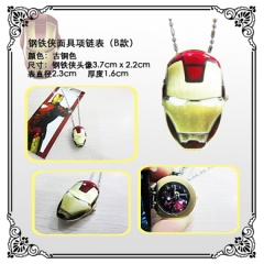 Iron Man Anime Necklace Watch