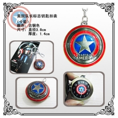 Captain America Anime Keychain Watch