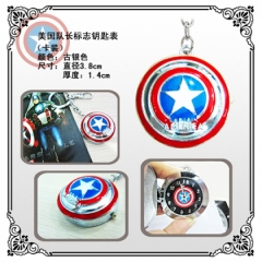 Captain America Anime Keychain Watch