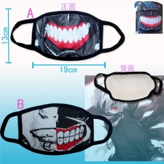 Tokyo Ghoul Anime mask  Cosplay Cartoon Mask Space Cotton Anime Print Mask
