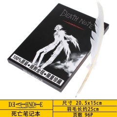 Death Note Anime Notebook with Quill Pen