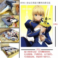 Fate Stay Night Anime Blanket
