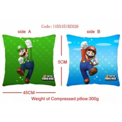 Super Mario Bro Anime Pillow(Two Side)