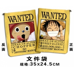 One Piece Anime File Pocket