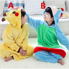 Children Pokemon Animal Pyjamas Plush Pajamas
