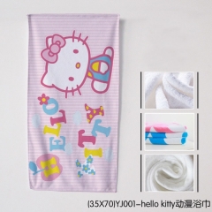 Hello Kitty Anime Bath Towel