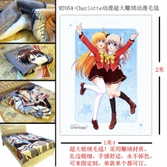 Charlotte Anime Blanket