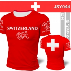 Switzerland Anime T shirts
