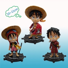 3pcs/set One Piece Anime Figure Set