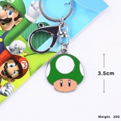 Super Mario Bro Cartoon Pendant Keyring Anime Keychain