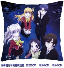 Charlotte Anime Pillow 45*45CM （two-sided）
