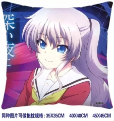 Charlotte Anime Pillow 45*45CM （two-sided）