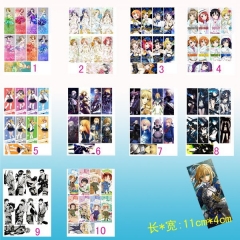 10 Styles Anime Bookmark