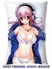 Super Sonico Anime Pillow 40*60CM （two-sided）