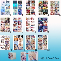 13 Styles Anime Stickers 