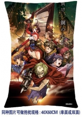 Kabaneri of the Iron Fortress Anime Pillow 40*60CM （two-sided）