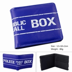 Doctor Who PU Anime Wallet Cosplay Purse
