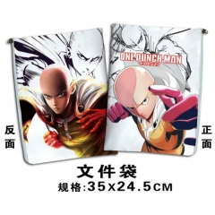 One Punch Man Anime File Pocket（35*24.5 CM)