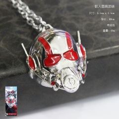 Ant-Man Silver Mask Style Necklace
