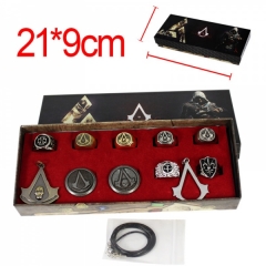 Assassin's Creed Anime Necklace+Keychain Weapon Set