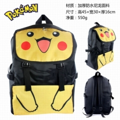 Pokemon Pikachu Anime Nylon Student Backpack Bag Cosplay Wholesale
