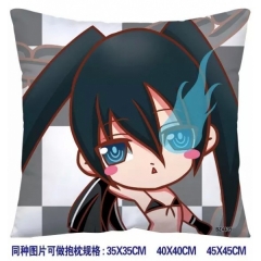 Black Rock Shooter Anime Pillow 40*40cm(two sided)