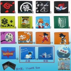 14 Styles Anime Wallet