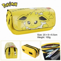 Pokemon Jolteon Multifunctional Cartoon Zipper Anime Pencil Bag