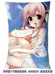 Super Sonico Anime Pillow 40*60CM （two-sided）