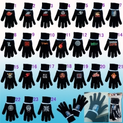 24 Styles Anime Gloves