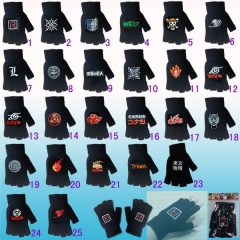 25 Styles Anime Gloves