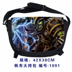 World of Warcraft Anime Canvas Bag
