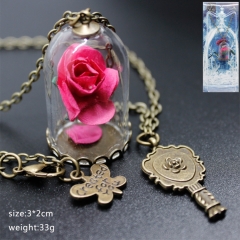 Beauty and the beast. Anime Necklace