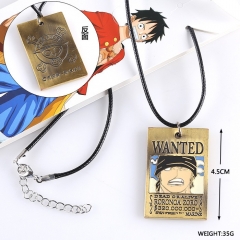One Piece Zoro Anime Necklace
