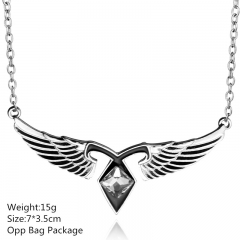 The Mortal Instruments: City of Bones Angle Alloy Anime Necklace Set