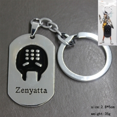 Overwatch Silver Zenyatta Pendant Keyring Wholesale Anime Keychain