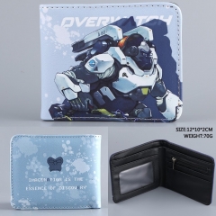 Overwatch Winston PU Folding Purse Anime Wallet