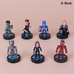 Marvel The Avengers Anime Character Cartoon PVC Figure 7pcs/set