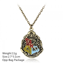 Harry Potter School Bronze Alloy Anime Necklace (10pcs/set)