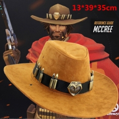 13*39*35CM Overwatch Cosplay McRae Hat Good Quality Fashion New Design Cowboy Anime Cap