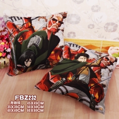 Attack on Titan Two Sides Chair Cushion Anime Holding Pillow 45CM
