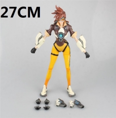 Overwatch Tracer 27CM Cartoon Toys Hot Game Anime Action Figure