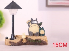 My Neighbor Totoro Cartoon Cute Night Lamp Japanese Anime Resin Figure 15CM